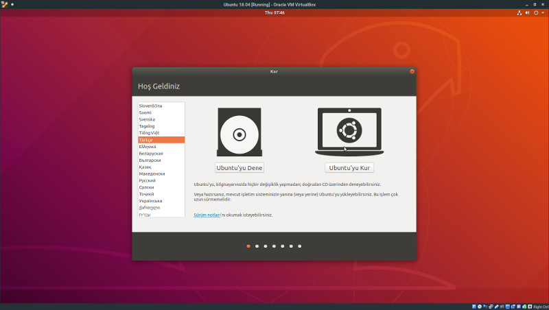 ubuntu 18.04 virtualbox